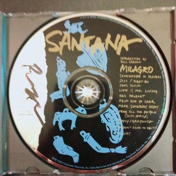 Santana Milagro CD 1992 Polydor Records Latin rock - Picture 3 of 6